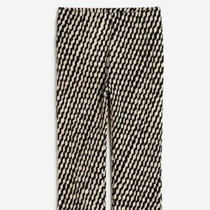 H&M flared pants black and cream color XL